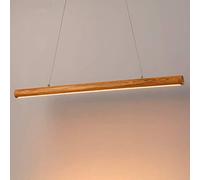 KKXXYQFC Chandelier Wood Island Pendant Light LED Ceiling Hanging Lamp Dining Table Restaurant Decor Lighting Retro Minimalist Wooden Living Room Adjustable Suspension Droplight