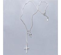 KKXXYQFC Cross Women Ins Style Personalized Necklace Jewelry Anniversary Birthday Party present
