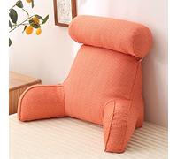 KKXXYQFC Cushion pillow Reading pillow, comfortable pillow with armrests, back support pillow with neck pillow, perfect for reading and watching TV on the bed, floor or sofa