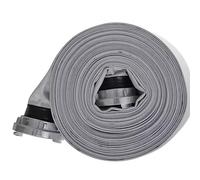 KKXXYQFC Fire Hose 30m 3" with B-Storz Couplings, Weatherproof PVC Lining, Aluminium Couplings, 8 Bar Pressure, Flexible, for Water Pipe, Installation, Extension
