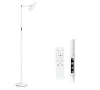 KKXXYQFC Floor Lamp Folding LED, Tall Lamp with Remote Control & Touch Control, Lamp with Dimmable and Time Setting, Standing Corner Lighting for Bedroom, Living Room, Study, Office(Whi