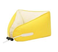 KKXXYQFC Foam Particle U-shaped Pillow Solid Color Travel Neck Support Multi-functional Adjustable