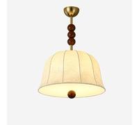 KKXXYQFC French retro chandeliers, romantic fabric lamps, bedroom lights, living room study lights,B,60CM