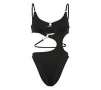 KKXXYQFC Goth Dark Techwear Fashion Hollow Out Bodysuits Y2k Irregular Bodycon Women Bodysuit Gothic Punk Backless Streetwear