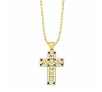 KKXXYQFC Heart Cross Women Vintage Necklace Personalized Light Luxury Ins Style Simple Hip Hop present First Choice
