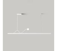 KKXXYQFC Kitchen Faucet 35.4in Linear Pendant Light Black Dining Table Long Strip Lamps with Adjustable Cords Compatible with Dining Room Kitchen Island Living,Chandelier