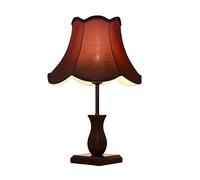 KKXXYQFC lamp Table Lamps,Reading Lamp Desk Lamp Minimalist Bedside Lampk Red Classical Retro Bedroom Desk Lamp Fabric Lampshade E27 Screw Mouth Bedroom Living Room Study Table Lamp Warm as Ever lamp