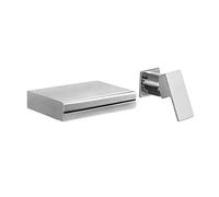 KKXXYQFC LED Bathroom Sink Faucet Wall Mount Waterfall Basin Mixer Tap Brass Vessel Single Handle with Ceramic Valve Core, Large Flow