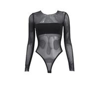 KKXXYQFC Mesh Bodysuits For Women Fashion Club Solid High StreeT Long Sleeves O-Neck See Through Skinny Female Overalls Fit Romper