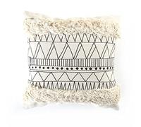 KKXXYQFC Minimalist Decor Sofa Geometric Black and White Tufted Tassel Pillowcase Christmas Pillow Case 45x45cm