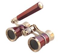 KKXXYQFC Monoculars for Adults High Power, 3X25 Opera Glasses Binoculars Metal Body With Chain/Handle Optical Lens Theater Telescope Retro Women Girls Binoculars