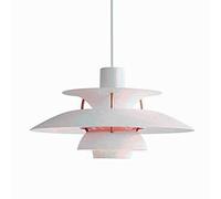 KKXXYQFC Nordic PH5 Pendant LampModern Aluminum Chandelier with E27 Socket for Home & Restaurant Décor40cm Stylish Pink Lighting Fixture