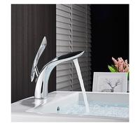 KKXXYQFC Nordic Style Brass Washbasin Basin Faucet Light Luxury Creative Copper Under Counter(Cromo)