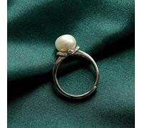 KKXXYQFC Pearl Set for Mother S925 Jewelry Four-Piece Set Female Light Fashion Birthday Gift for Elders Necklace, 925,Earrings Household faucets