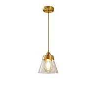 KKXXYQFC Pentdant Light, Nordic Postmodern Creative Glass Chandelier Japanese Hanging Lighting E27 Base Ceiling Lamps Fixture for Bedside Restaurant Brass Lamp Holder Droplight
