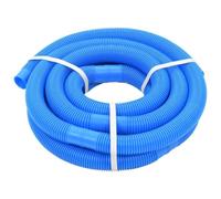KKXXYQFC Pool Hose, Blue, 38 mm Diameter, 6 m Length, LDPE Material, with 4 Clips, UV and Weather Resistant, for Filter System, Suction Hose, Floor Cleaner, Pool Cleaning, Swimming Pool Accessories