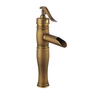 KKXXYQFC retro all-copper basin faucet, bathroom basin, washbasin, hot and cold water faucet, a model antique low model