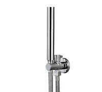 KKXXYQFC Solid Brass Hand Held Toilet Bidet Sprayer Muslim Shower Bidet Two Function Douche Kit Shower Head Bathroom Angle Valve Chrome