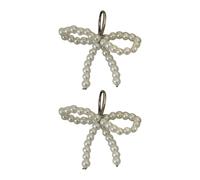 KKXXYQFC Sweet Bowknot Earrings Imitation Pearl Studs Earrings Elegant Ear Jewelry