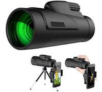 KKXXYQFC Telescopes, Telescope for Adults, Telescope High Power with Tripod, 12x50 Bak4 Prism Monoculars, Monocular Scope Waterproof for Bird Watching Wildlife Traveling Camping Binoculars