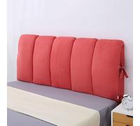 KKXXYQFC Thickened Upholstered Bed Headboard Cover for Twin Queen King Size Beds Red Washable Soft and Fabric Easy to Install and Clean Bedroom Decor Upgrade