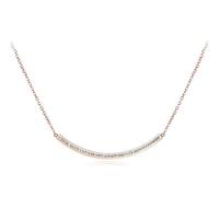 KKXXYQFC Trend Necklace Pendant Chain Men Women Jewellery Fashion Office Bending Crystal Smile Geometric Figures Pendant Necklaces For Women present N18079R