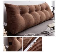 KKXXYQFC Triangular Headboard Pillow for Sofa & Bed, Removable Cover, Comfortable Reading & Relaxation Cushion, Lumbar Support for Home Décor & Ergonomic Comfort