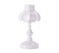 KKXXYQFC Vintage Leaf Desk Lamp, Romantic LED Table Lights, Aesthetic Night Lights Gift for Her Birthday Holiday Party Wedding Room,Table Lamp Ornaments for Living Room Bedroom Hom White