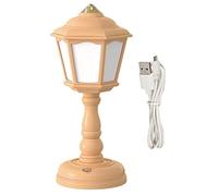 KKXXYQFC Vintage Table Lamp, LED Dimmable Flower Light, Retro LED Night Light, Rechargeable Desk Decor Lamp, 3 Colors Changing Sleep Lamp for Her Birthday Holiday Party Wedding Bedside Room Decoration