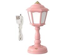 KKXXYQFC Vintage Table Lamp, LED Dimmable Flower Light, Retro LED Night Light, Rechargeable Desk Decor Lamp, 3 Colors Changing Sleep Lamp for Her Birthday Holiday Party Wedding Bedside Room Decoration