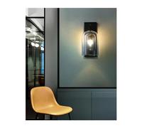 KKXXYQFC Wall lamp, Dimmable LED Wall Light Luxury Decoration Hanging Lamp Home Electricity Aisle Foyer Lobby(B)