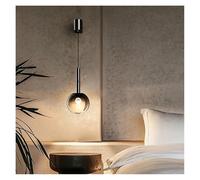 KKXXYQFC Wall lamp, SANDYHA Gradient Glass LED Bedside Wall Lamp Minimalist Indoor Lighting Fixture for Bedroom Lifting(B-L20cm W12cm H68cm)