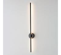 KKXXYQFC Wall lamp,Wall Lamp, Wall Light with White, 3 Color - LED Wall Sconce, Black Flute Wall Lamps for, Line Wall Lights