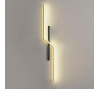 KKXXYQFC Wall lamps, LED Black Wall Sconce Lighting Wall Light Wall Lamp Living Room Wall Lights Sofa Sconces Geometric Wall Lamps Office Lights