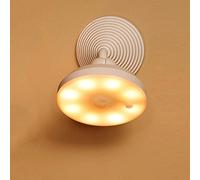 KKXXYQFC Wall Lamps Rechargeable USB Night Light 360 Rotatable Motion Sensor Wall Lamp Portable Adhesive Closet Lighting Ideal for Wardrobe and Home Use