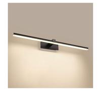 KKXXYQFC Wall Lamps Sconces Bathroom Mirror Light, Bath Mirror Lamps LED Over Mirror Light Vanity Light Wall Lamp for Makeup Dressing Table Home Decoration -White/Cold Light-14W/60cm(Black/Cold Li