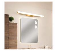 KKXXYQFC Wall Lamps Sconces Bathroom Mirror Light, LED Wood Mirror Light, Wall Light Black Mirror Lamp, Make-up Light, Make-up Table with Lighting, Mounted-Warm Light-6W/40cm(White Light,13W/80cm)