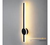 KKXXYQFC Wall Lamps Sconces lamp LED Dimmable Indoor Wall Lamp Sconce Long Strip Up Down Wall Lights Adjustable Brightness Strips Lights Aluminum Acrylic Living Room Bedroom Hallway Stair Wall
