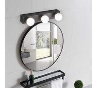 KKXXYQFC wall lampsLED Wall Light Wall Lamp Dressing Table Wall Sconce Wall Lighting Long with for (Black-Neutral Light,40cm 3 Lights)