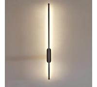 KKXXYQFC Wall sconces for Bedroom LED Linear Lighting Black Wall Lamp Long Tube Indoor Wall Washer Lamps for Living Room Bedroom Hallway