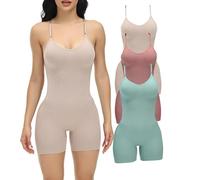 KKXXYQFC Women Shapewear mid Thigh Butt Lifter Shorts Body Lingerie Tummy Control Bodysuit Set 3 Pcs