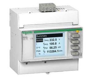 kl 0.5S Modbus 2DI 2D Parameter Meter POWERLOGIC METSEPM3255
