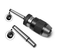 KL13DT+MT2+MT1: 13MM KEYLESS CHUCK + JT33-MT2 ADAPTOR WITH INNER THREAD 3/8 "x16TPI + JT33-MT1 ADAPTOR WITH INNER THREAD 1/4"x20TPI