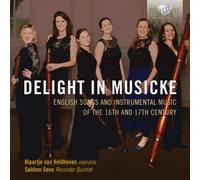 Klaartje van Ve Delight in Musicke: English Songs and Instrumen (CD) (US IMPORT)