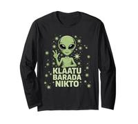 Klaatu Barada Nikto Classic Alien Quote Long Sleeve T-Shirt