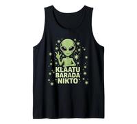 Klaatu Barada Nikto Classic Alien Quote Tank Top