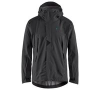 Klättermusen - Asynja Jacket - Waterproof jacket size M, black/grey