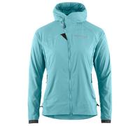 Klättermusen - Women's Nal Hooded Jacket - Windproof jacket size XL, turquoise