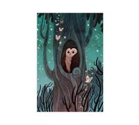 KLAFVE Owl's Tree Poster Canvas Poster for Home Decor Gift | Unframe-style, Multiple sizes, Multiple frame styles, Wall Art, Decor Picture, Office Decor