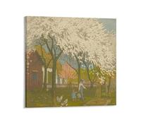 KLAGCBDF Gustave Baumann Plum And Peach Bloom Prints Canvas Famous Paintings Home Decor Poster Wall Art Hanging Picture Print Decorative Painting Posters 28x28inc